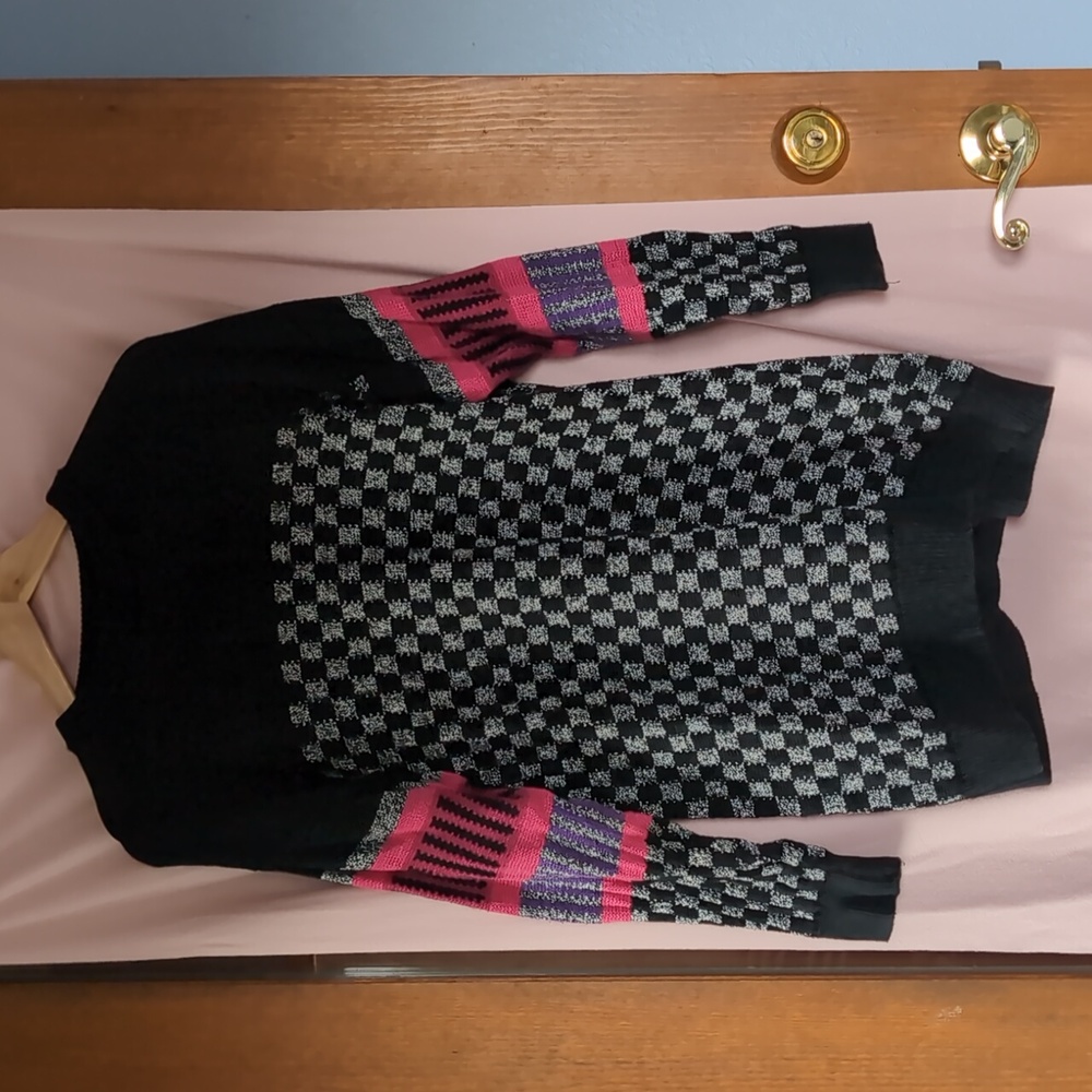 80s knit mini dress